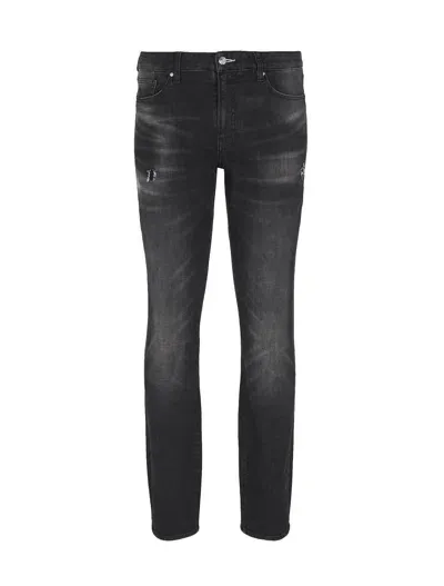 Armani Exchange Jeans In Black Denim