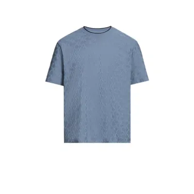 Armani Exchange Logo T-shirt In Bleu