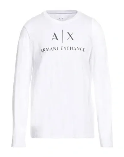 Armani Exchange Man T-shirt White Size Xl Cotton