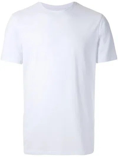 Armani Exchange Plain Crew-neck T-shirt In White