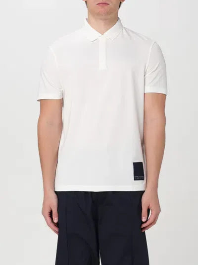 Armani Exchange Polo Shirt  Men Color Yellow Cream