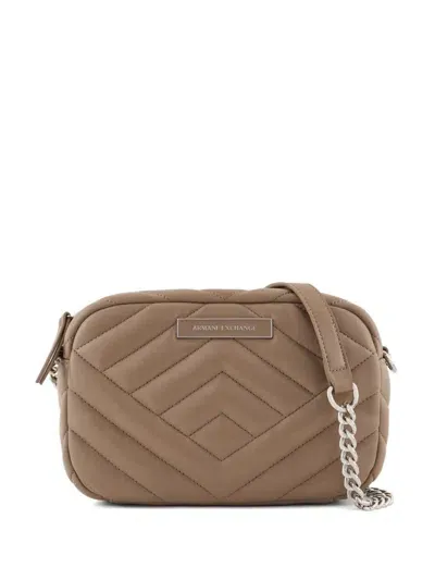 Armani Exchange Official Store Crossbody Bags In Beige