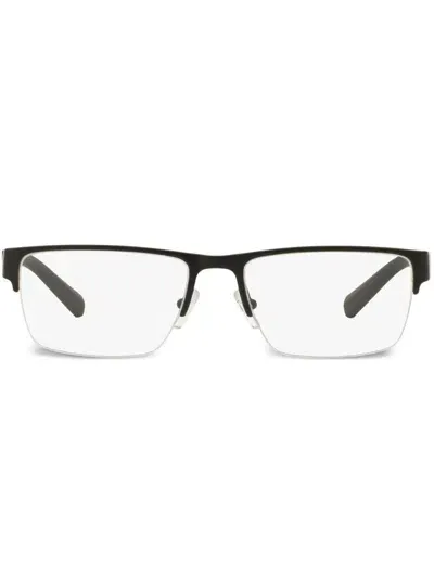 Armani Exchange Rectangle-frame Glasses In Black