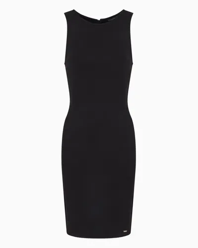 Armani Exchange Short Dresses In Black