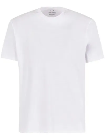 Armani Exchange Short-sleeve Cotton T-shirt In White