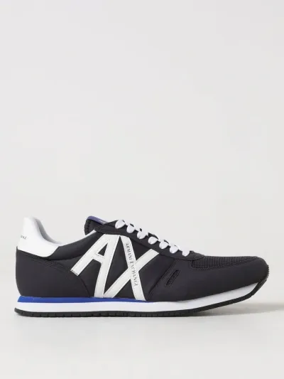 Armani Exchange Sneakers  Men Color Blue In Navy Blue