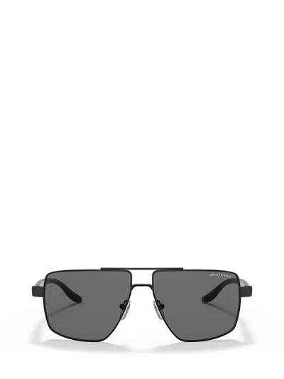 Armani Exchange Sunglasses In Matte Black