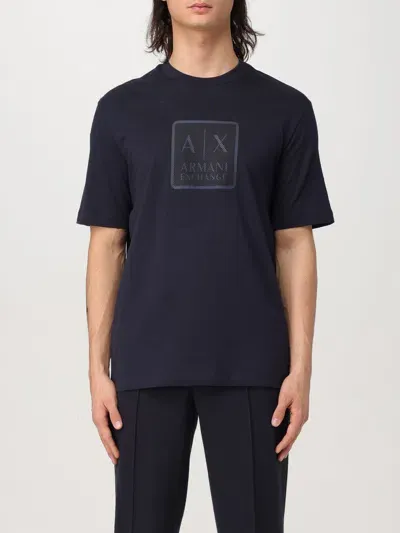 Armani Exchange T-shirt  Men Color Blue In Blau