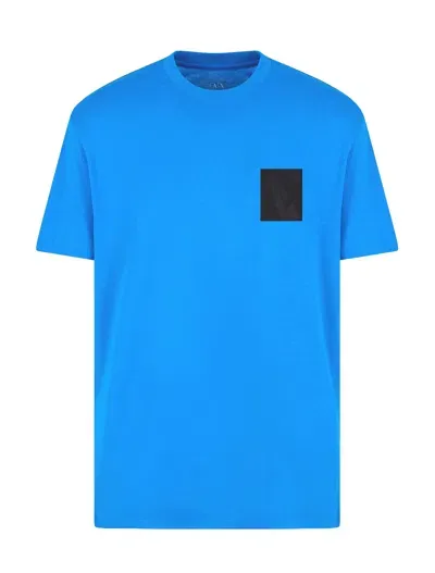 Armani Exchange T Shirts And Polos In Blue