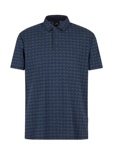 Armani Exchange T Shirts And Polos In Blue