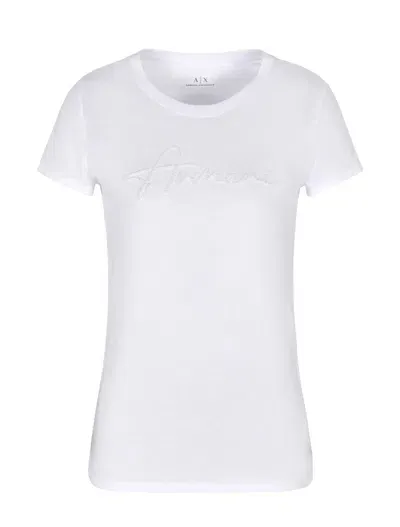 Armani Exchange T Shirts And Polos In White