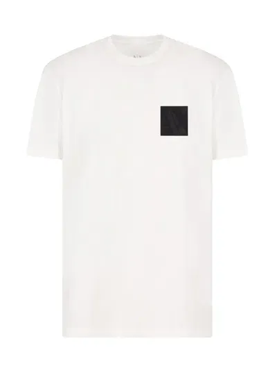 Armani Exchange T Shirts And Polos Beige In White