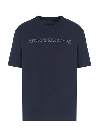 Armani Exchange T Shirts And Polos Blue