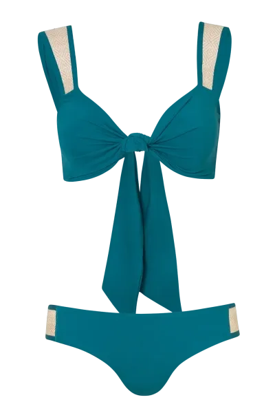 Armantia Miriam Top / Emerald Green In Blue