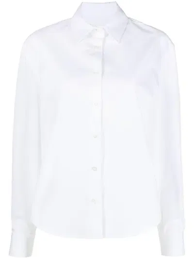 Armarium Long-sleeve Cotton Shirt In White