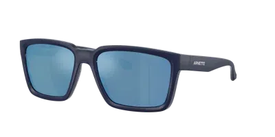 Arnette Man Sunglass An4346 Plot Twist In Dark Grey Mirror Water Polar