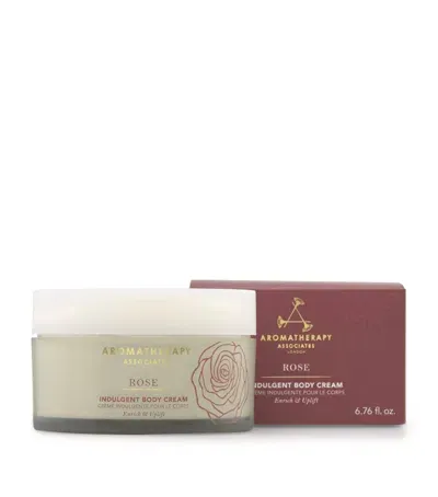 Aromatherapy Associates Rose Indulgent Body Cream In White