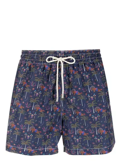 Arrels Barcelona X Louis Barthelemytarbouch Swim Shorts In Blue