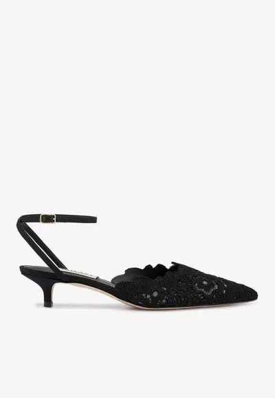 Arteana Amalfi 35 Lace Pumps In Black