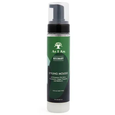 As I Am Rosemary Oil Styling Mousse 237ml In White