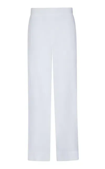 Asceno The London Linen Pants In White