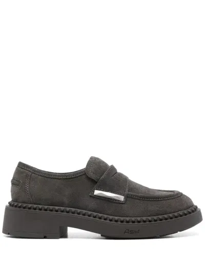 Ash 40mm Medusa Loafers In Grey