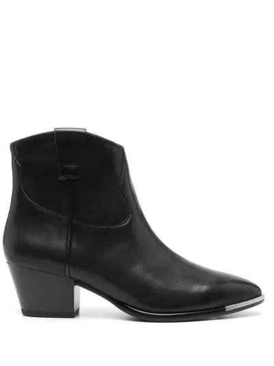 Ash 50mm Fame Ankle Boots In Black