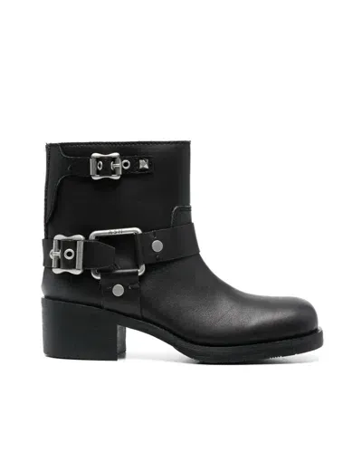 Ash Ankle Boot In Black