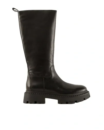 Ash Boot With Platform In Black