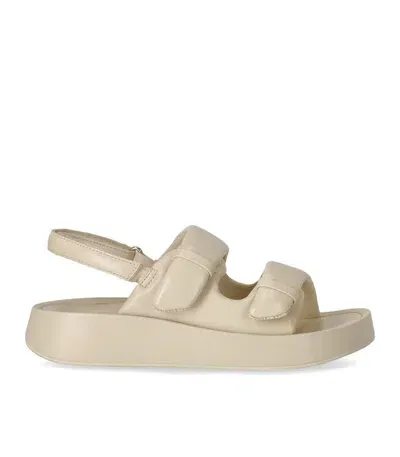 Ash Vinci Slingback Platform Sandals In White