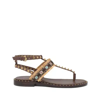 Ash Leather Patchouli Sandals In Black