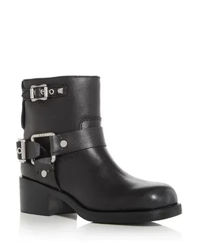 Ash Women's Texas Square Toe Booties In Black