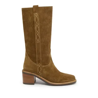 Ash 60mm Suede Leather Boots In Antilope