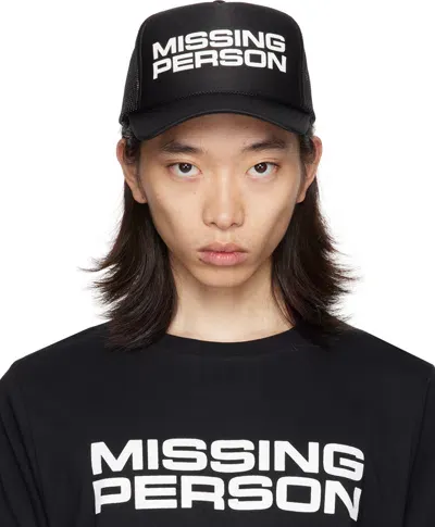 Ashley Williams ブラック Missing Person Otto トラッカーキャップ In Black