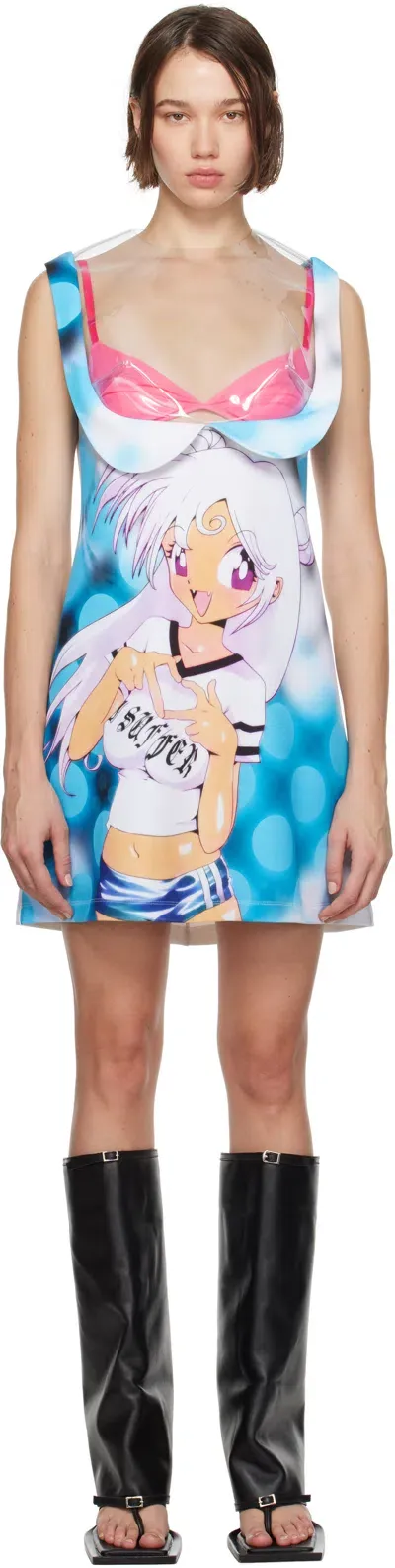 Ashley Williams Multicolored Manga Melody Minidress