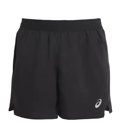 Asics Road Running Shorts In Black