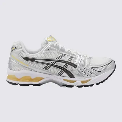 Asics White And Yellow Sneakers In Blanco