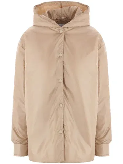 Aspesi Beth Puffer Jacket In Neutrals