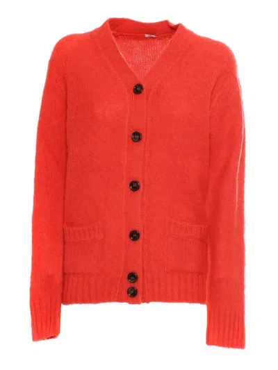 Aspesi Cardigan In Orange