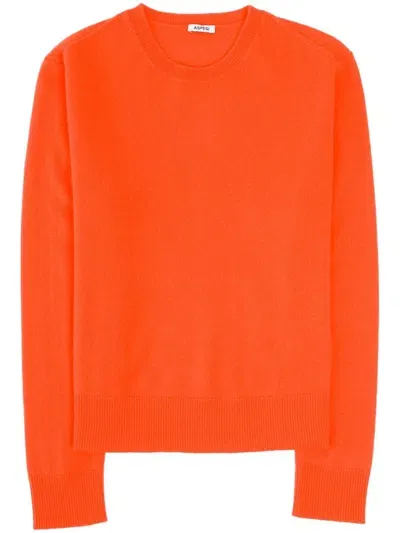 Aspesi Cashmere Jumper In Orange