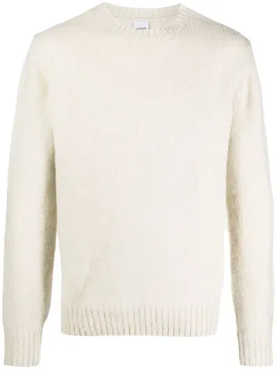 Aspesi Crewnwck Sweater In Neutral