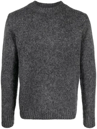 Aspesi Crewnwck Sweater In Gray