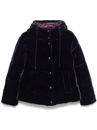 Aspesi Glue Puffer Jacket In Purple