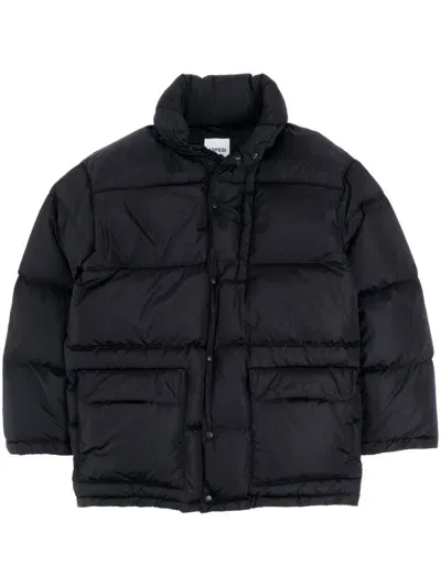 Aspesi Hooded Down Jacket In Black