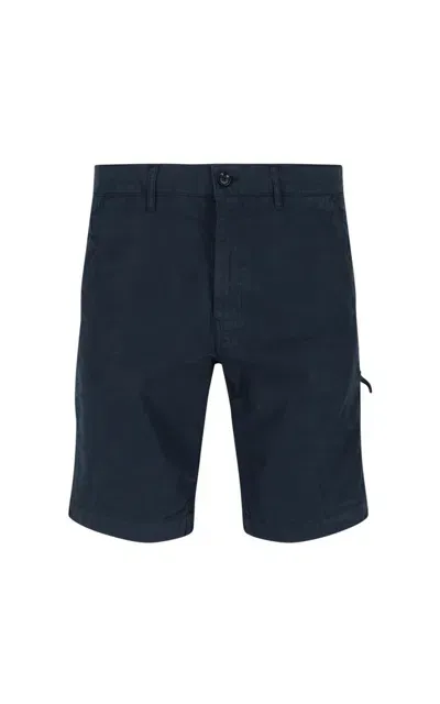 Aspesi Knee High Shorts In Blue