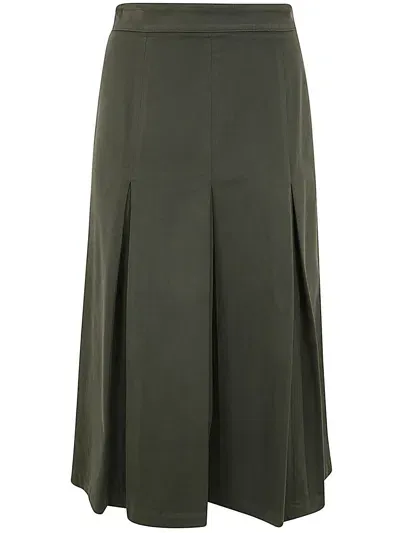 Aspesi Midi Skirt In Green