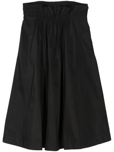 Aspesi Randi Midi Skirt In Black