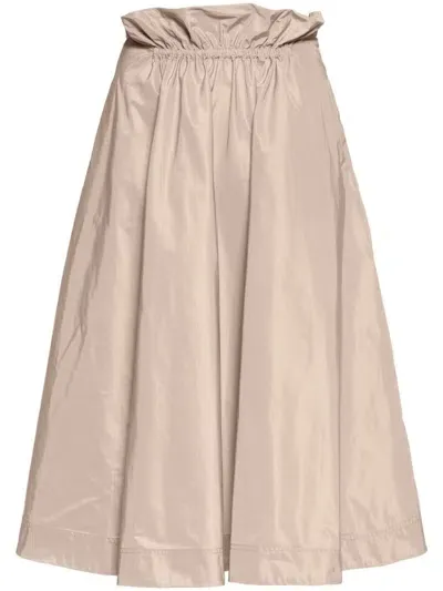 Aspesi Randi Midi Skirt In Neutrals