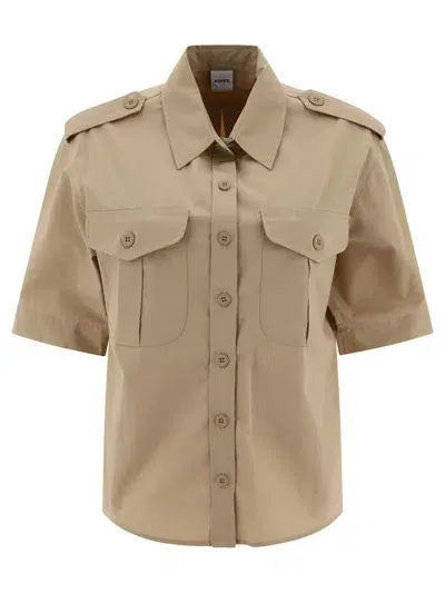 Aspesi Saharian Shirt In Beige