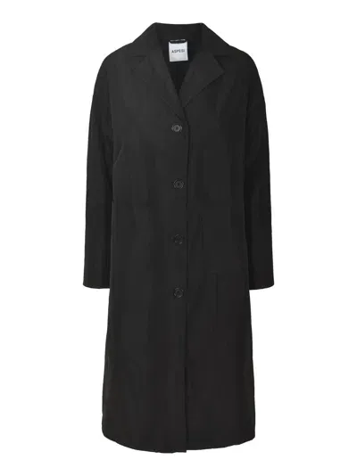 Aspesi Thermore Coat In Black